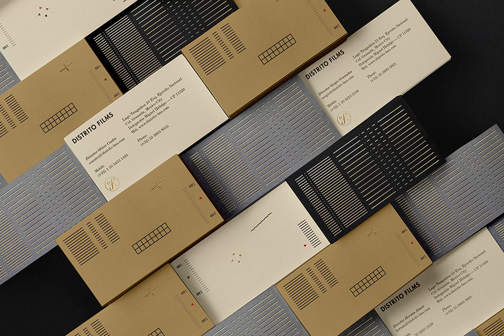 墨西哥Distrito Films電影制作公司品牌VI設計