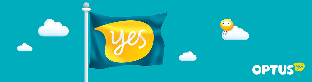 澳大利亞Optus第二大電信公司品牌VI設計