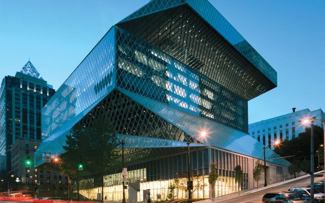 西雅圖公共圖書(shū)館空間導(dǎo)視設(shè)計(jì)