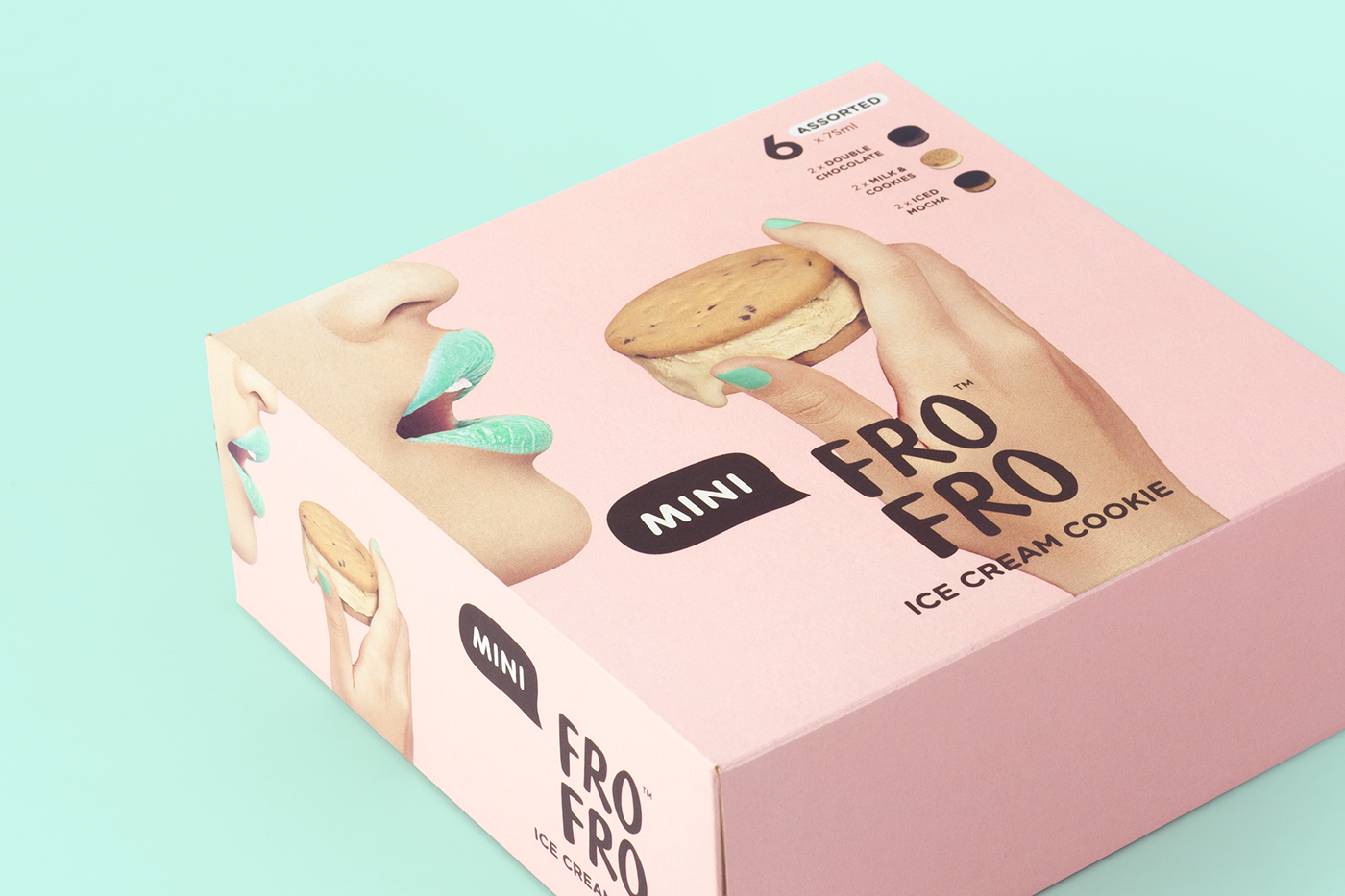 冰淇淋餅干包裝設計