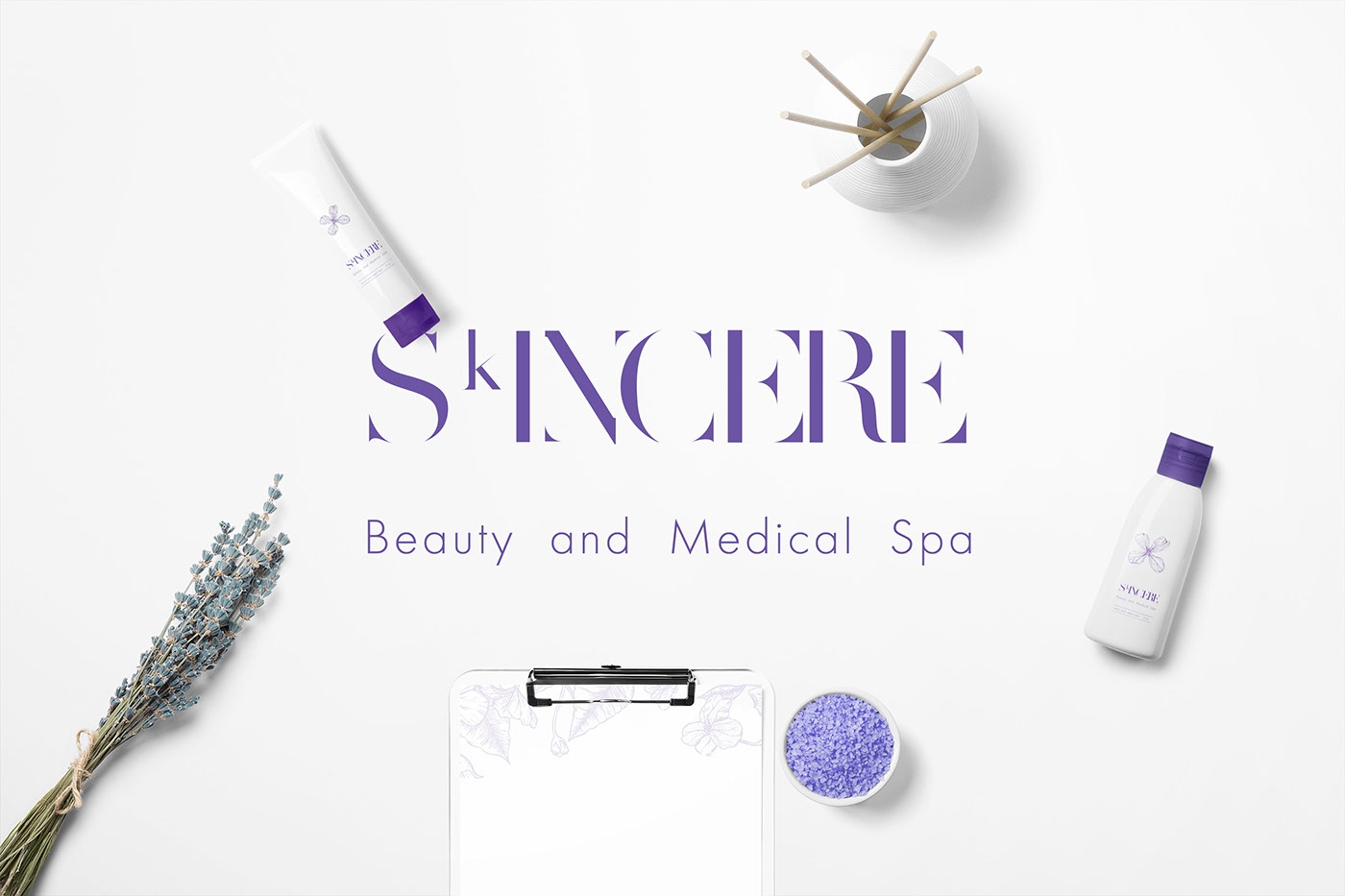 豪華水療中心護膚用品產(chǎn)品品牌包裝設(shè)計