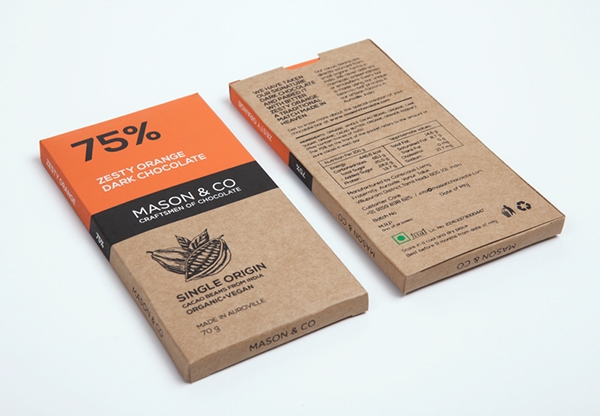 你最愛的甜食，手工黑巧克力的品牌包裝設計