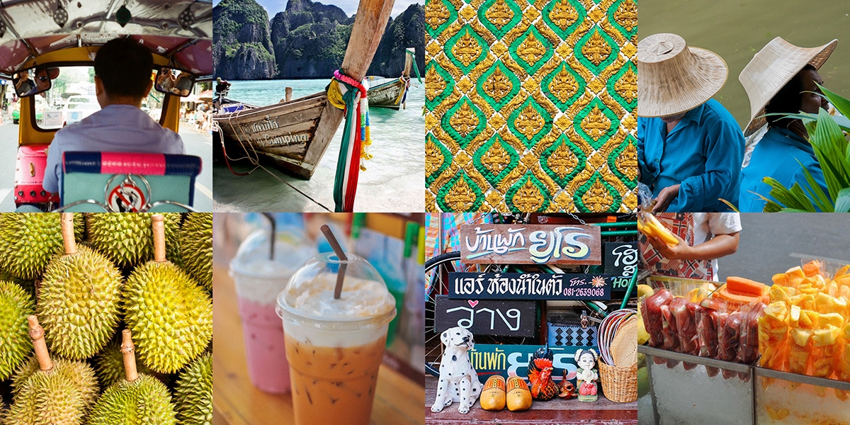 泰國快餐店的品牌設計，標志設計和包裝設計