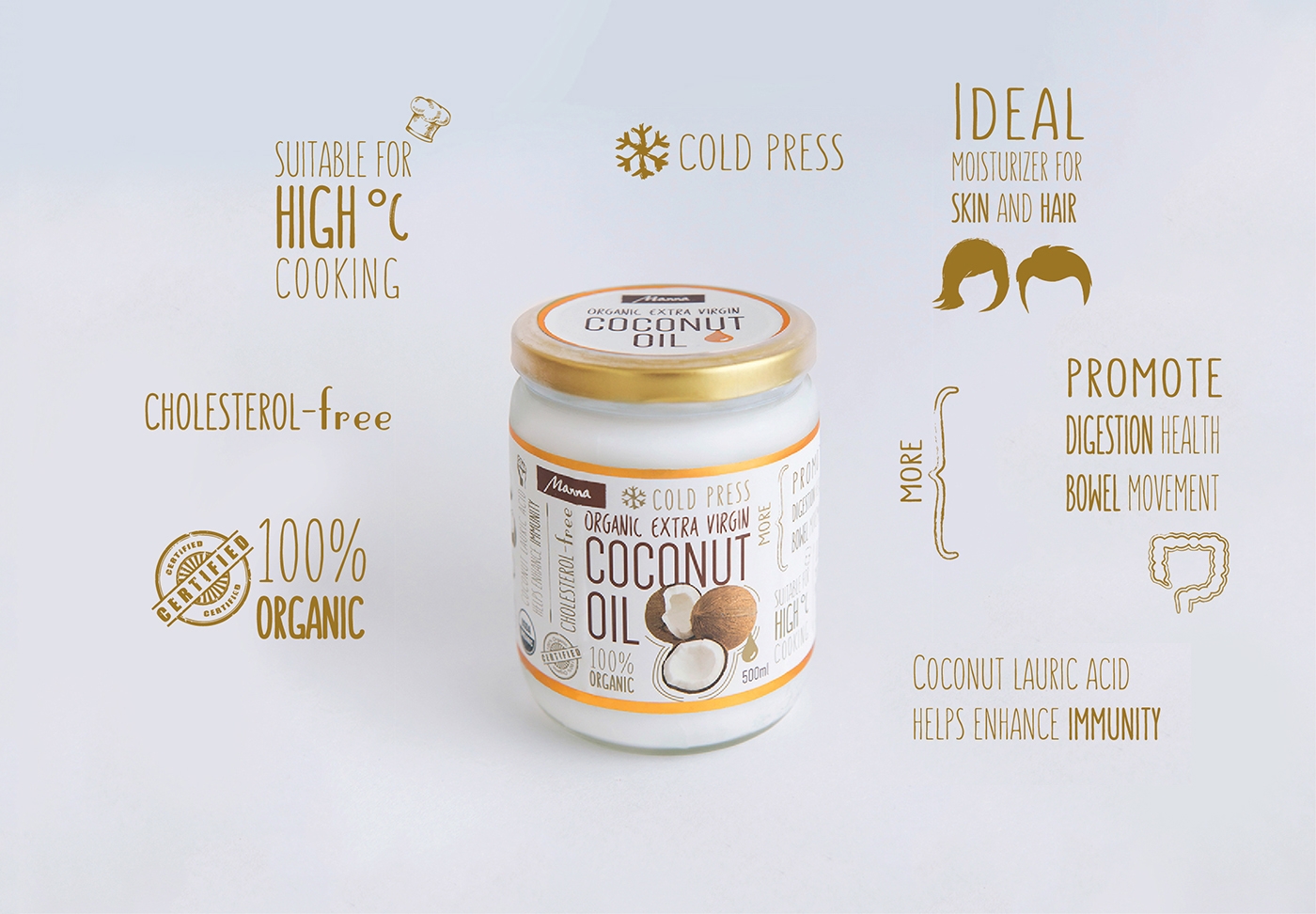 甘露椰子奶飲料包裝設計