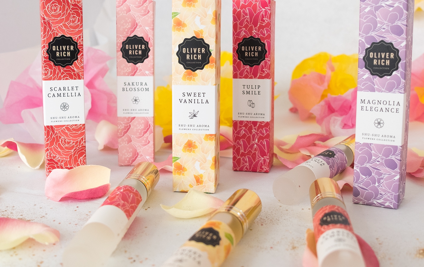 芳香水化妝護膚系列產品包裝設計