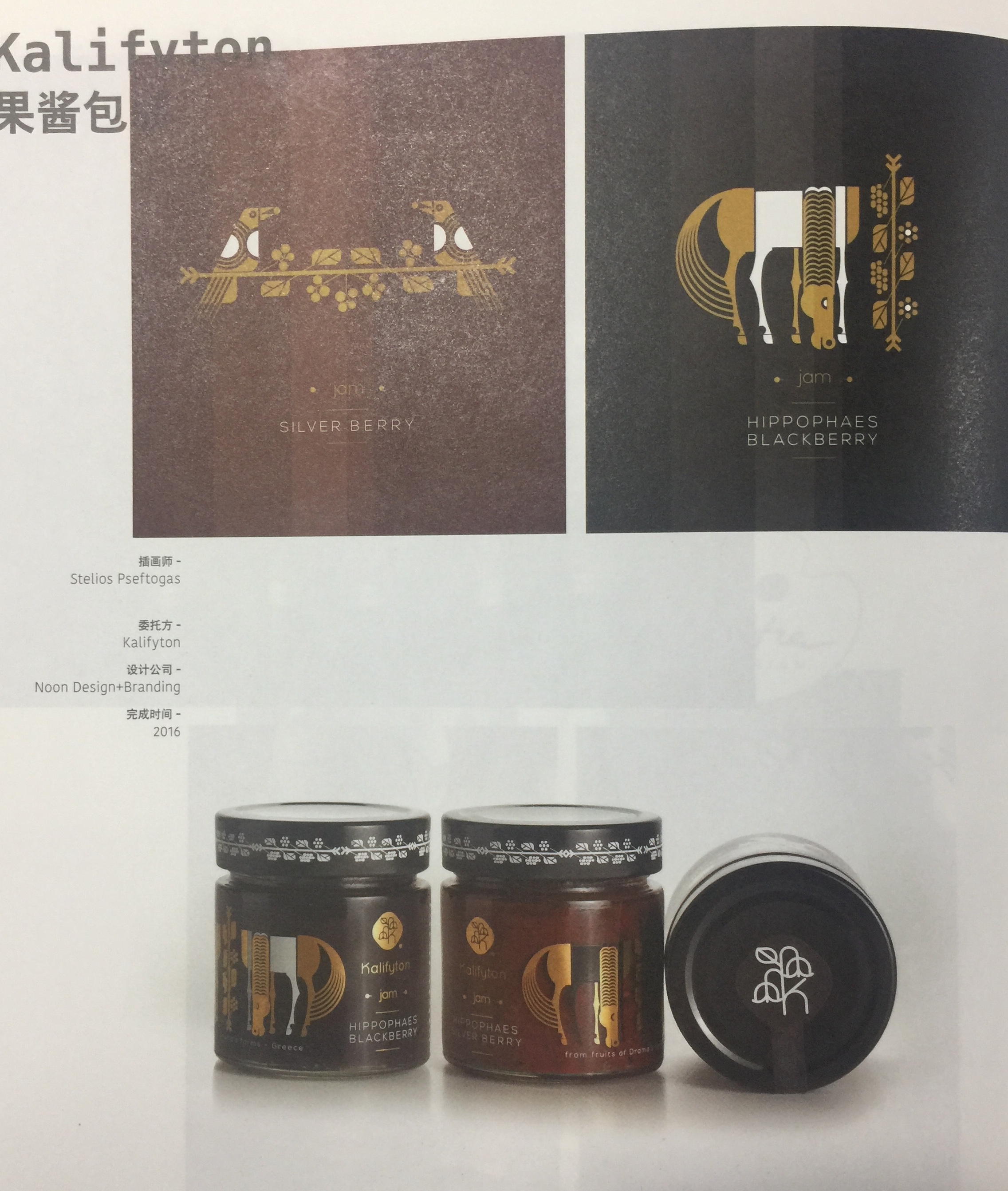 帶來獨(dú)特味覺體驗的食品-黑莓、銀果胡頹子和沙棘果醬包裝設(shè)計