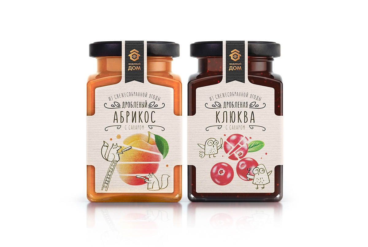 活潑的果醬，漿果包裝設(shè)計(jì)