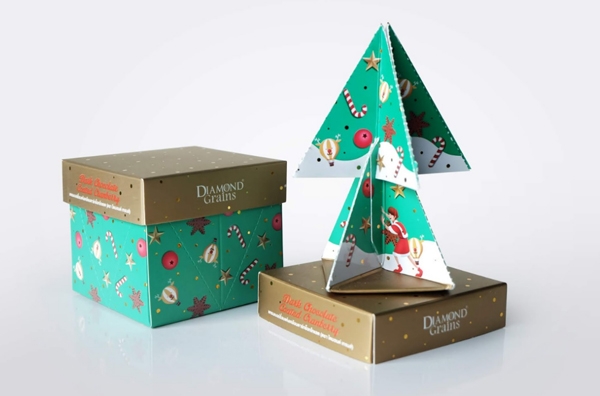 巧克力盒化身圣誕樹！包裝結構創(chuàng)意為顧客帶來的驚喜體驗