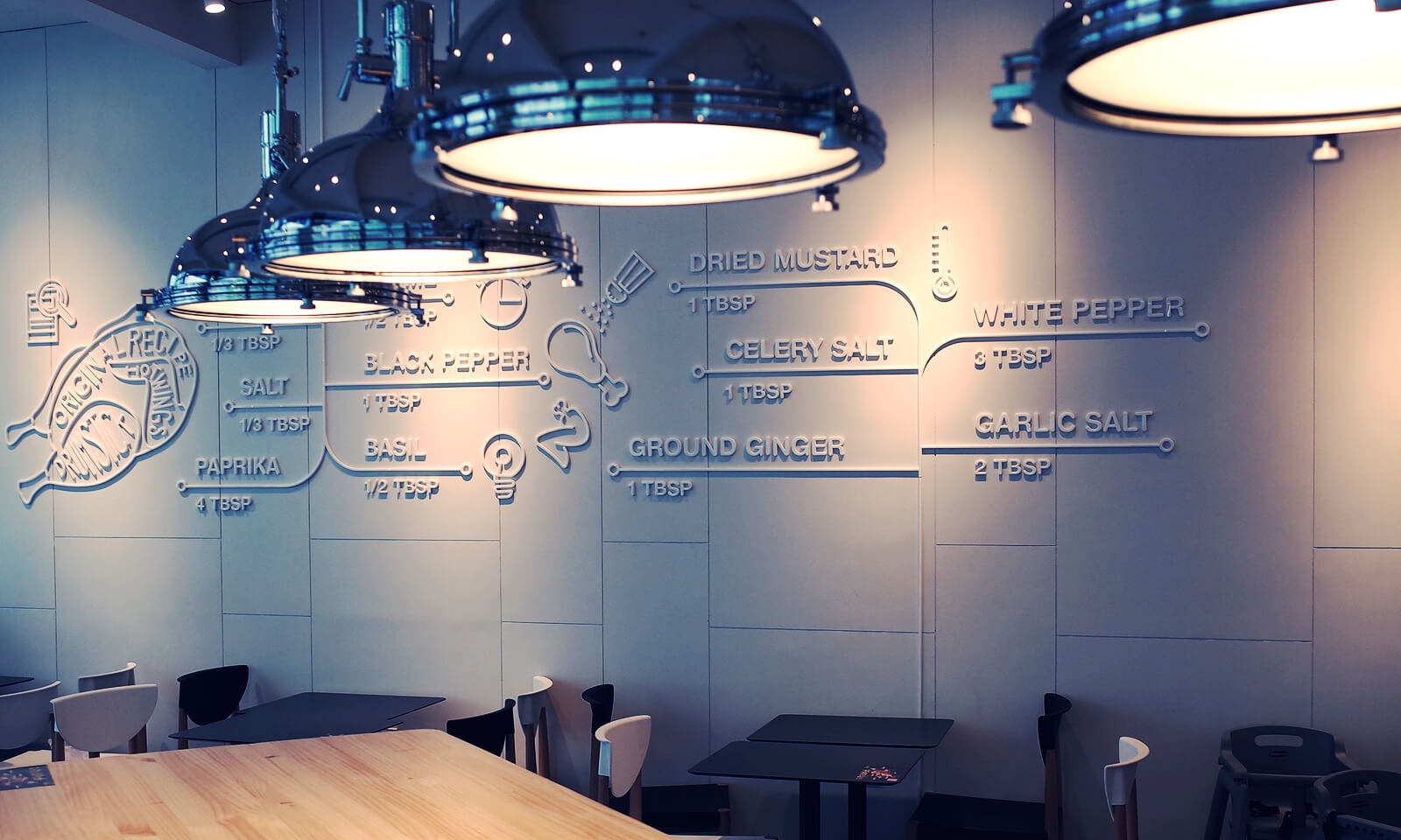 經常去肯德基，卻沒有發(fā)現墻上的小巧思|壁畫插畫設計